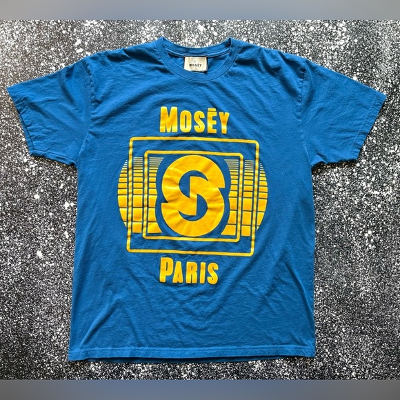 MOSEY PARIS Designer Streetwear T-Shirt Size XXL - Picture 1 of 2